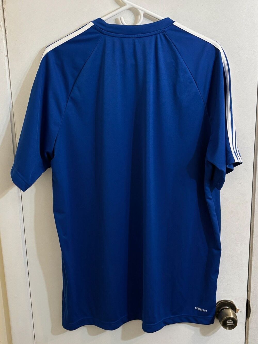 Men's Adidas Prime Green T-Shirt XL Blue - Picture 2 of 3